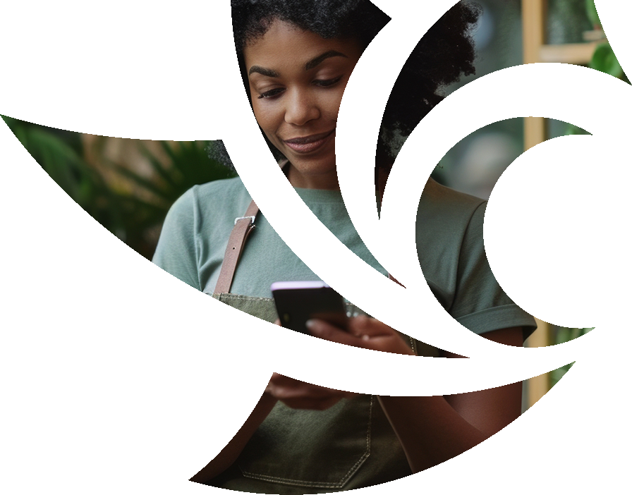 Team collaborating over SMS messaging